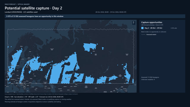 Day 2 for Landsat (USGS/NASA)