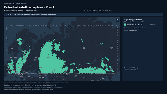 Day 1 for Russia EO (Resurs/Kanopus)
