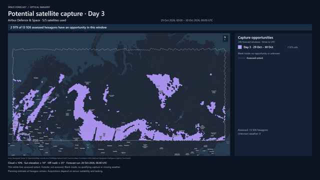 Day 3 for Airbus Defence & Space