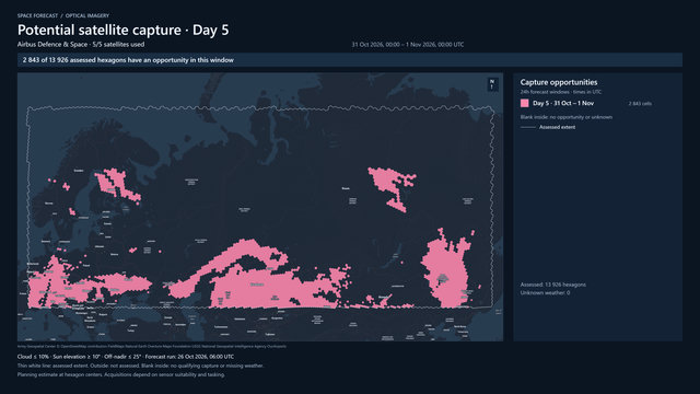 Day 5 for Airbus Defence & Space