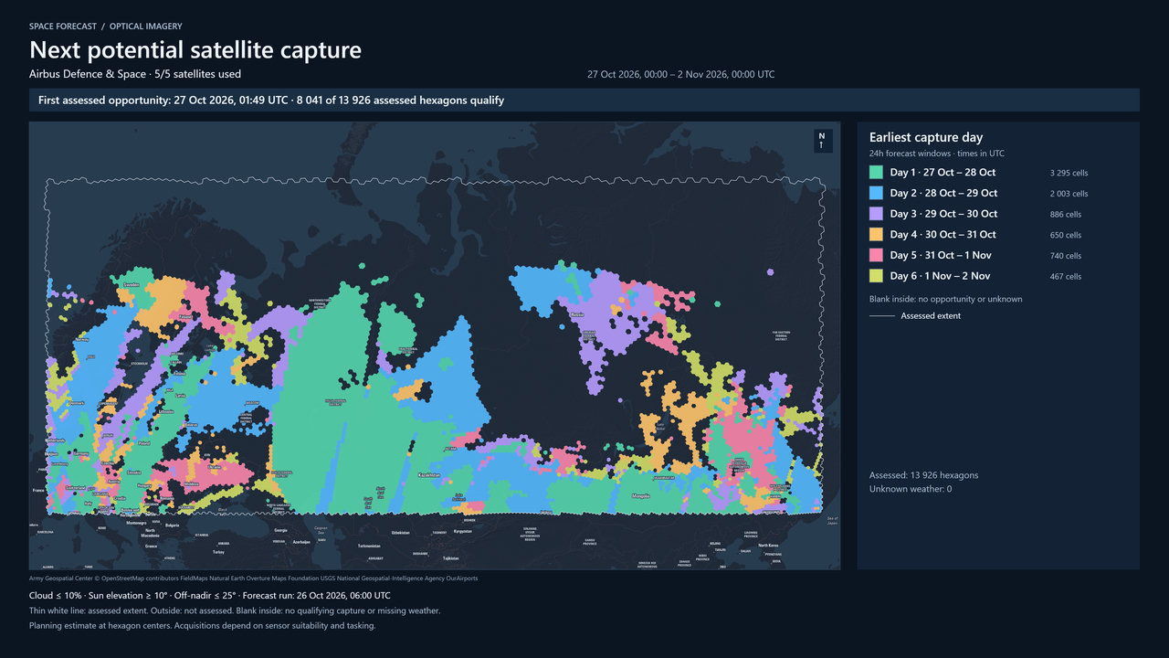 Earliest opportunity for Airbus Defence & Space