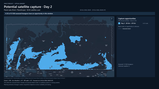 Day 2 for Planet Labs (Flock / PlanetScope)